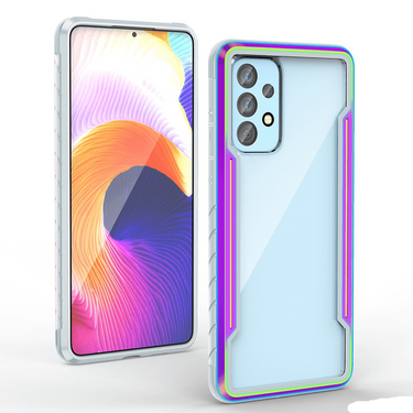 Samsung Galaxy A33 5G Compatible Case Cover With Shockproof Heavy Duty Armor - Iridescent